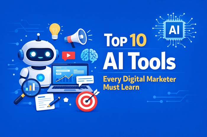 Top 10 AI Tools Every Digital Marketer Must Learn