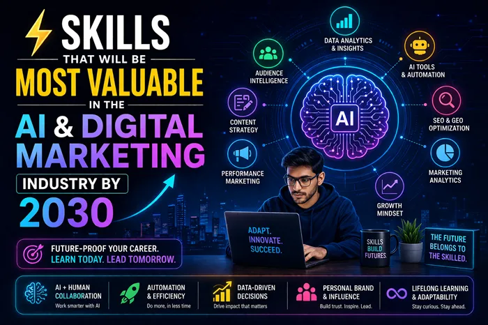 Skills That Will Be Most Valuable in the AI & Digital Marketing Industry by 2030